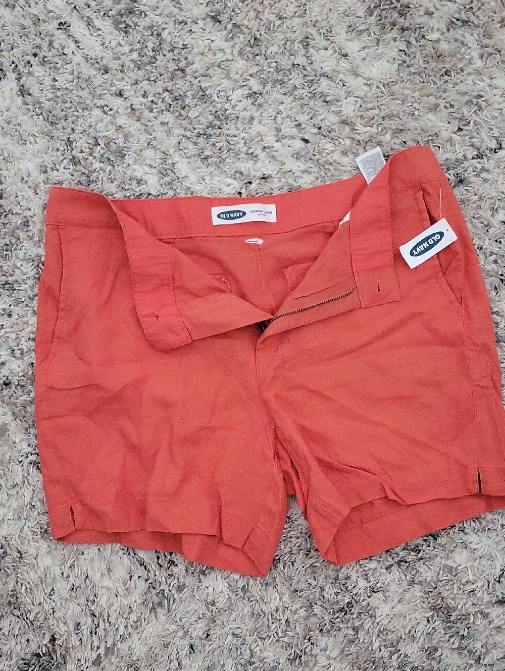 Old Navy Coral-Orange Casual Shorts